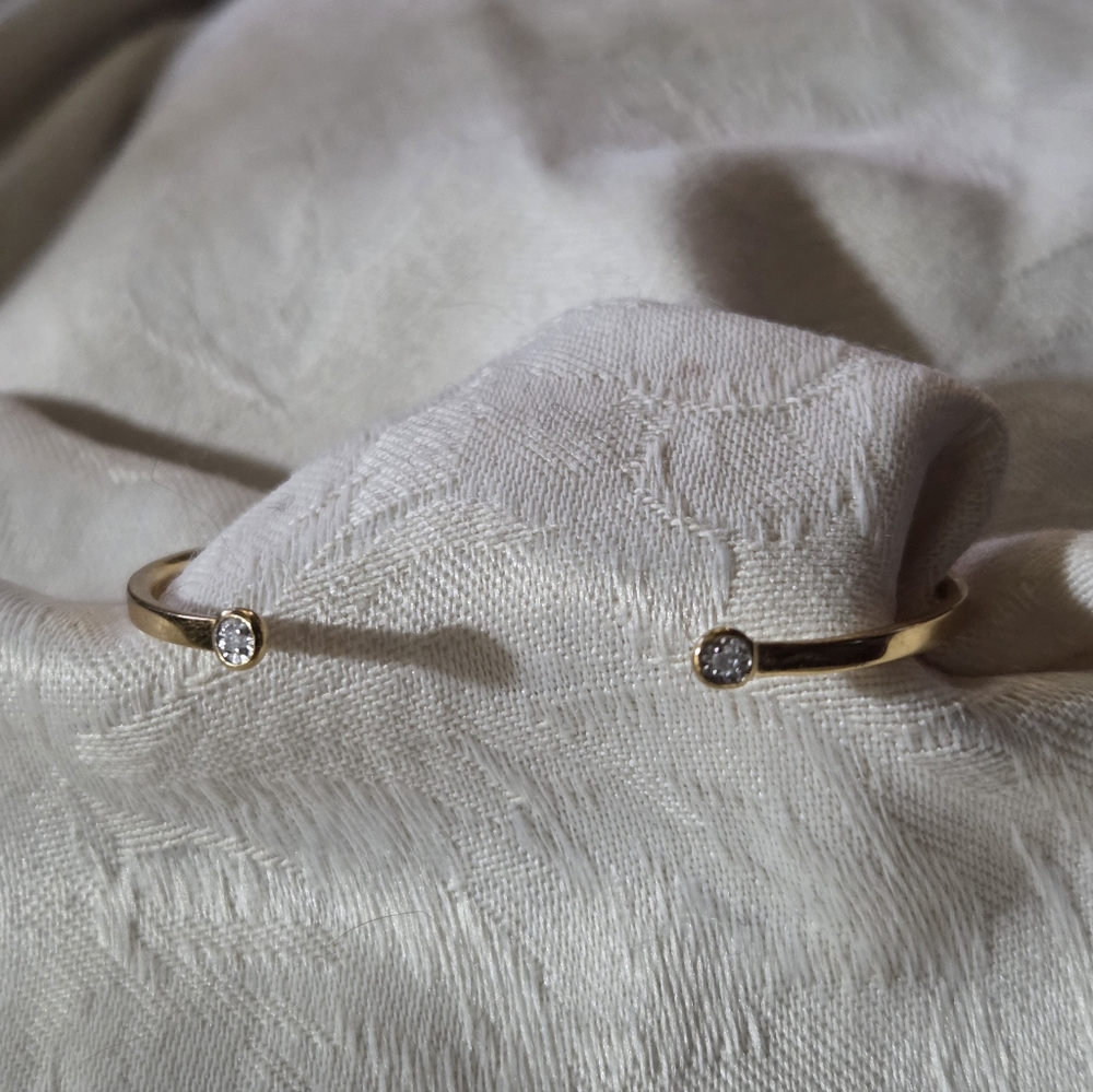 Monica Vinader Diamond Essential Cuff - Picture 8 of 15